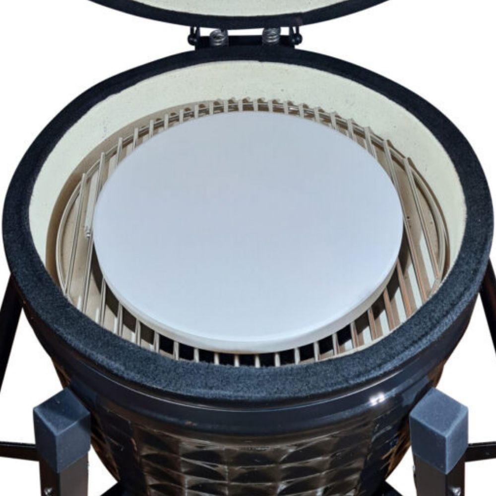 MY BBQ PIZZASTEEN - LARGE (21"BBQ) - geschikt voor diverse barbecues