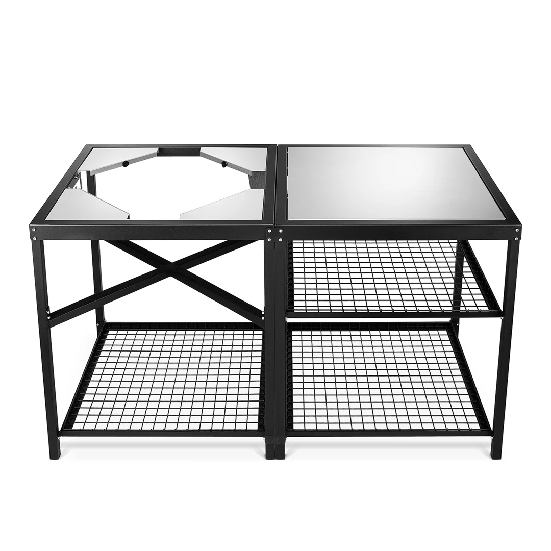 MY BBQ TAFEL - LARGE - Universele Barbecue tafel & sidetable - buitenkeuken voor de 21" BBQ