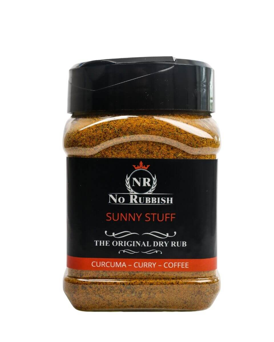 No Rubbish - Sunny Stuff - Karkuma, gerookte kerrie & koffie - 200 gram