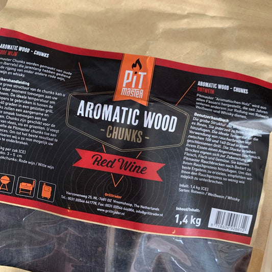Pitmaster smokingchunks - Rode wijn
