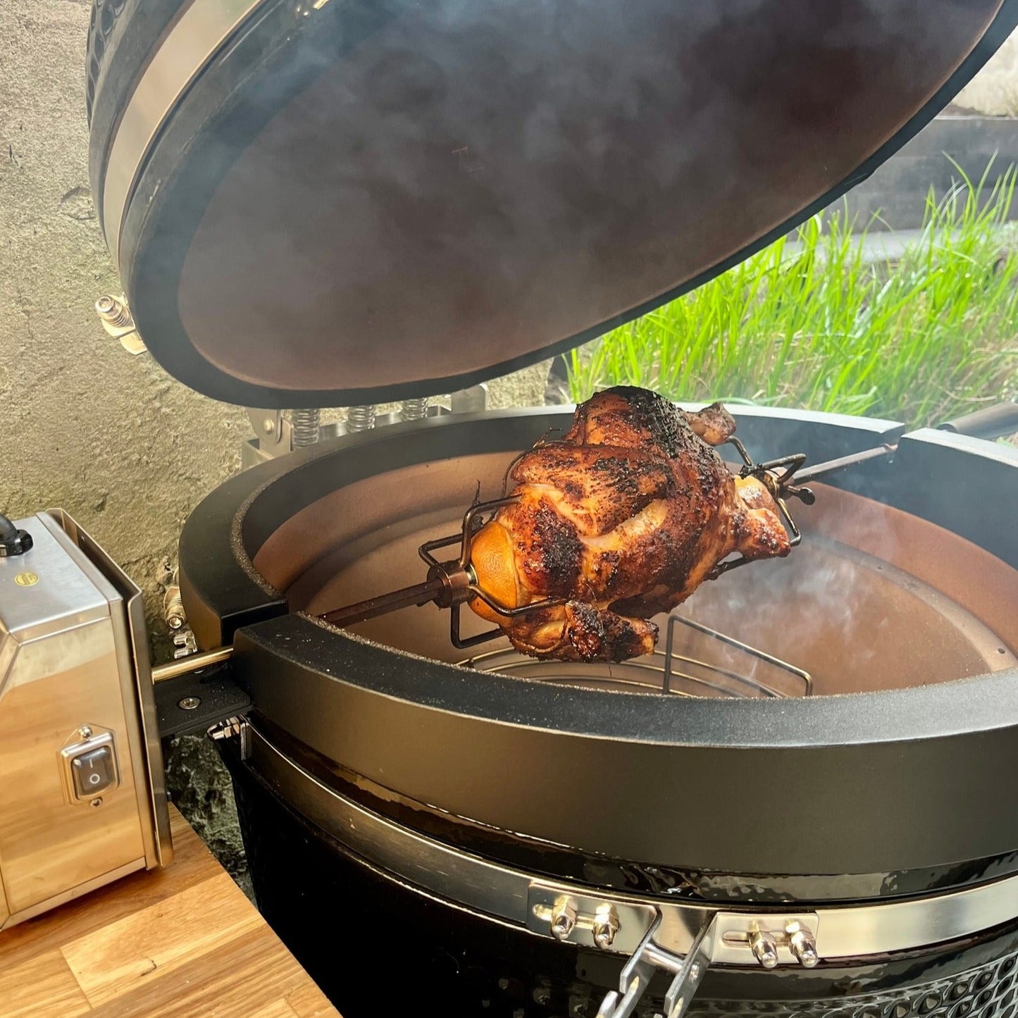 MY BBQ ROTISSERIE - Large (Voor 21" BBQ) - Rotisserie kit voor de BBQ (draaispit)