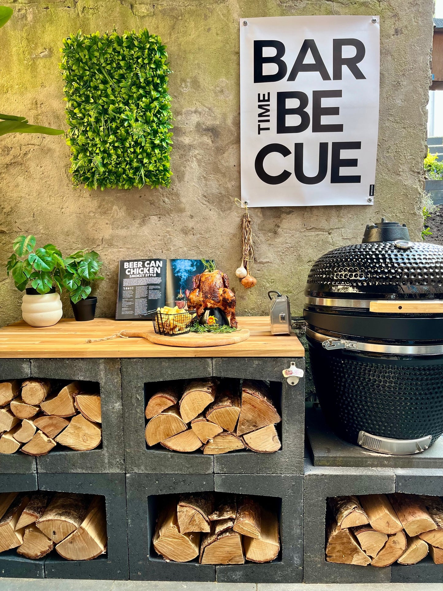 MY BBQ KIPHOUDER - Chicken Sitter voor op de barbecue - voor echt malse kip!