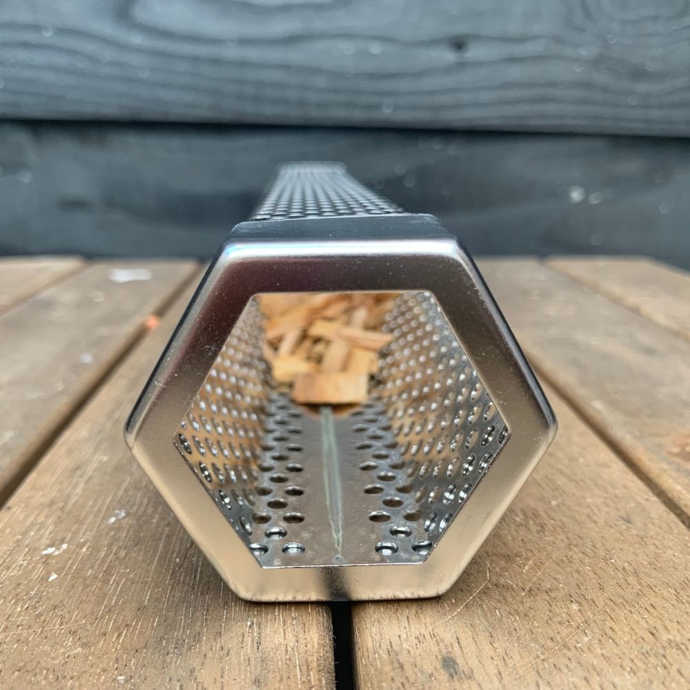 MY BBQ SMOKERBOX - zeshoekig - voor een heerlijke rooksmaak aan uw gerechten!