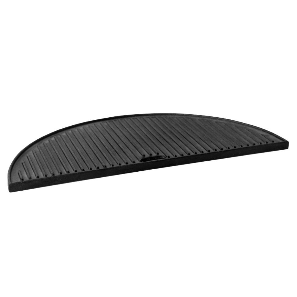 MY BBQ DUO GRILL - Tweezijdig gietijzeren grillplaat voor de barbecue - halfmoon - 21 inch