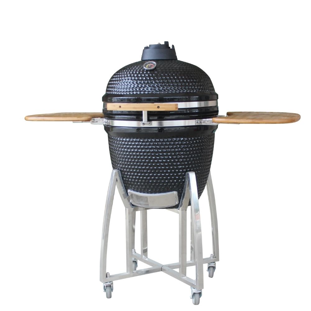 MY BBQ KAMADO LARGE - 21 Inch - Hoogwaardig Keramische barbecue + Gratis Regenhoes