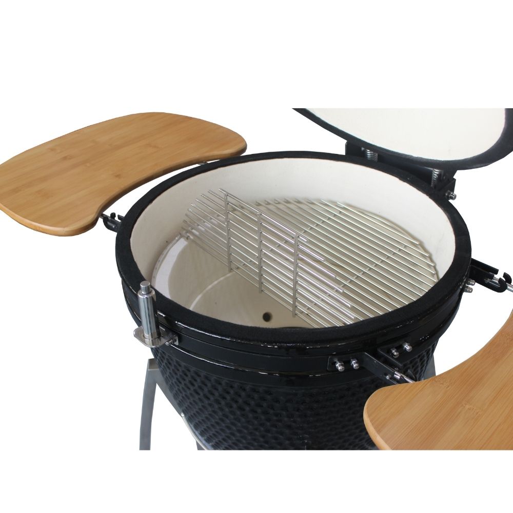 MY BBQ KAMADO LARGE - 21 Inch - Hoogwaardig Keramische barbecue + Gratis Regenhoes