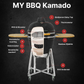 MY BBQ KAMADO MEDIUM - Auplex Kamado BBQ - 18 Inch - Hoogwaardig Keramische barbecue
