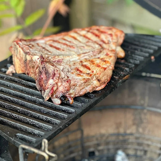 MY BBQ GRILL HALFMOON - XL (51 cm) - Gietijzeren grill (open)