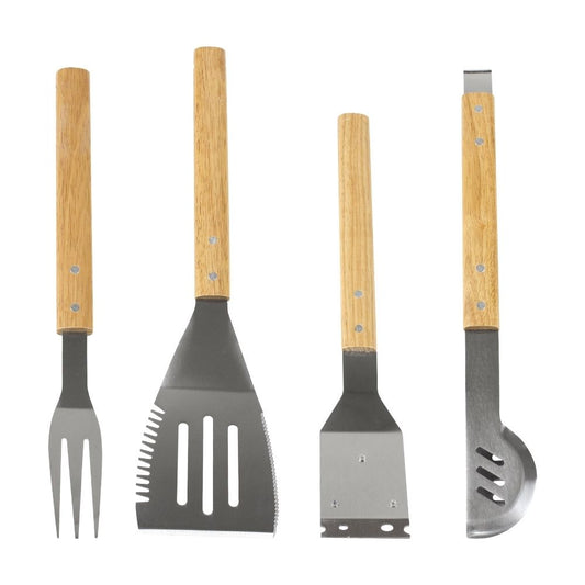 MY BBQ TOOLSET - 4 stuks - ideale starter set voor de barbecue!